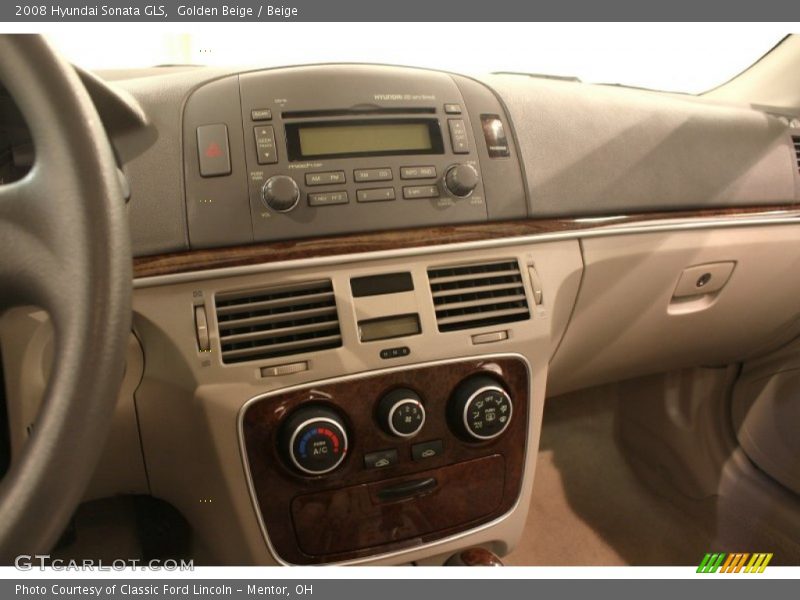 Golden Beige / Beige 2008 Hyundai Sonata GLS