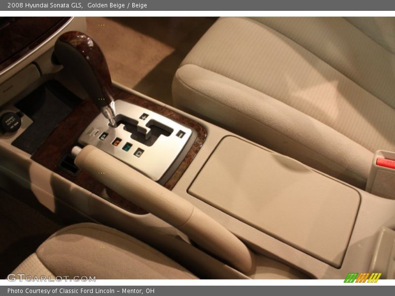 Golden Beige / Beige 2008 Hyundai Sonata GLS