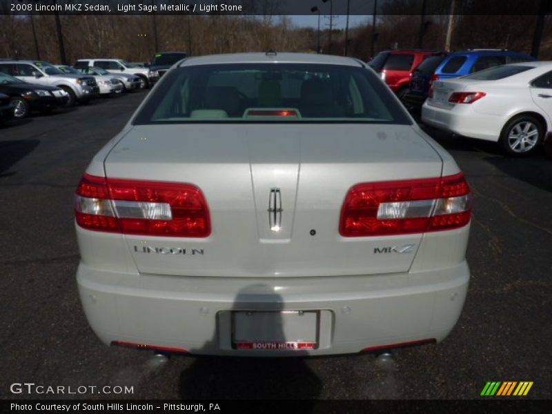 Light Sage Metallic / Light Stone 2008 Lincoln MKZ Sedan