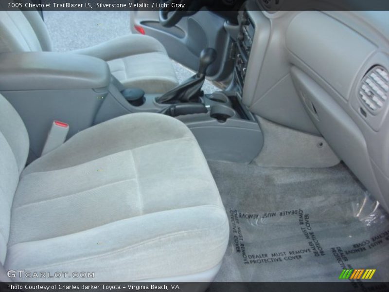 Silverstone Metallic / Light Gray 2005 Chevrolet TrailBlazer LS