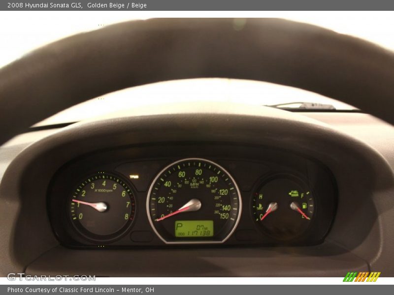 Golden Beige / Beige 2008 Hyundai Sonata GLS