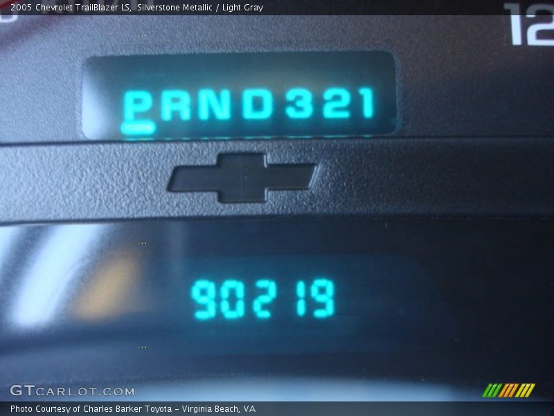 Silverstone Metallic / Light Gray 2005 Chevrolet TrailBlazer LS