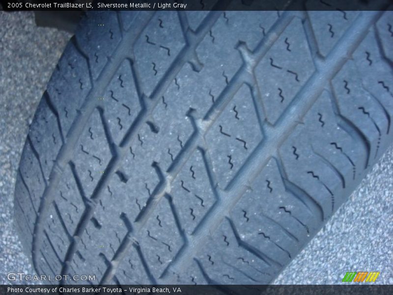 Silverstone Metallic / Light Gray 2005 Chevrolet TrailBlazer LS