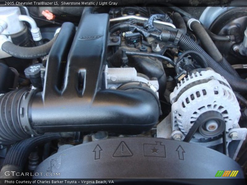 Silverstone Metallic / Light Gray 2005 Chevrolet TrailBlazer LS