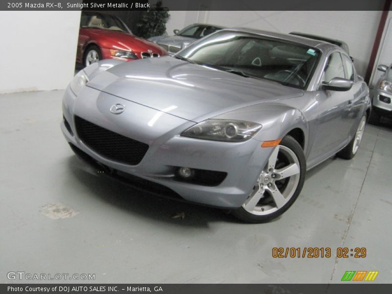 Sunlight Silver Metallic / Black 2005 Mazda RX-8