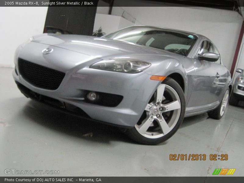Sunlight Silver Metallic / Black 2005 Mazda RX-8