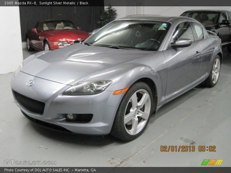 Sunlight Silver Metallic / Black 2005 Mazda RX-8