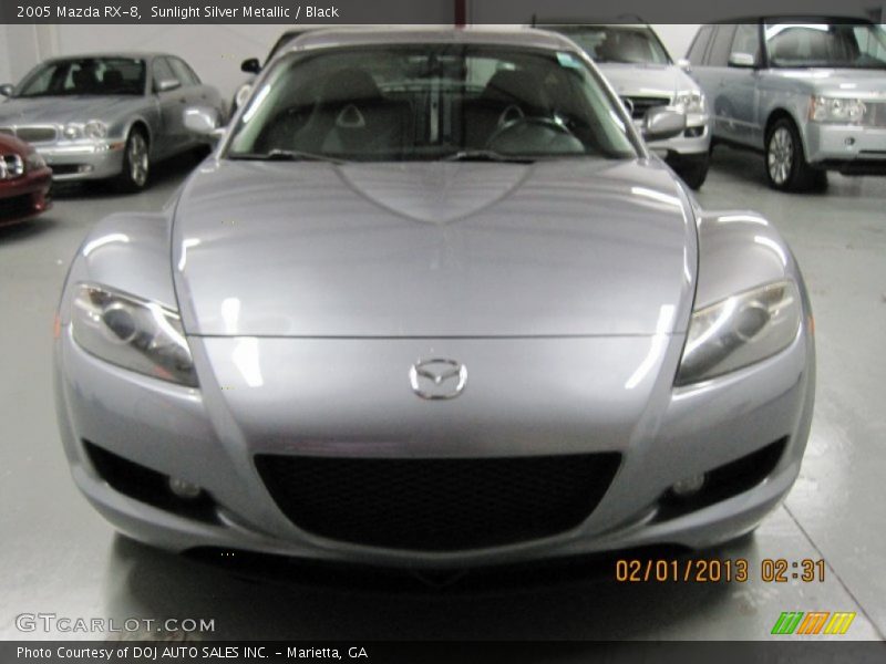 Sunlight Silver Metallic / Black 2005 Mazda RX-8