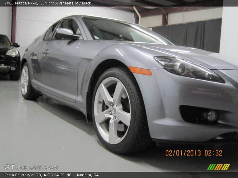 Sunlight Silver Metallic / Black 2005 Mazda RX-8