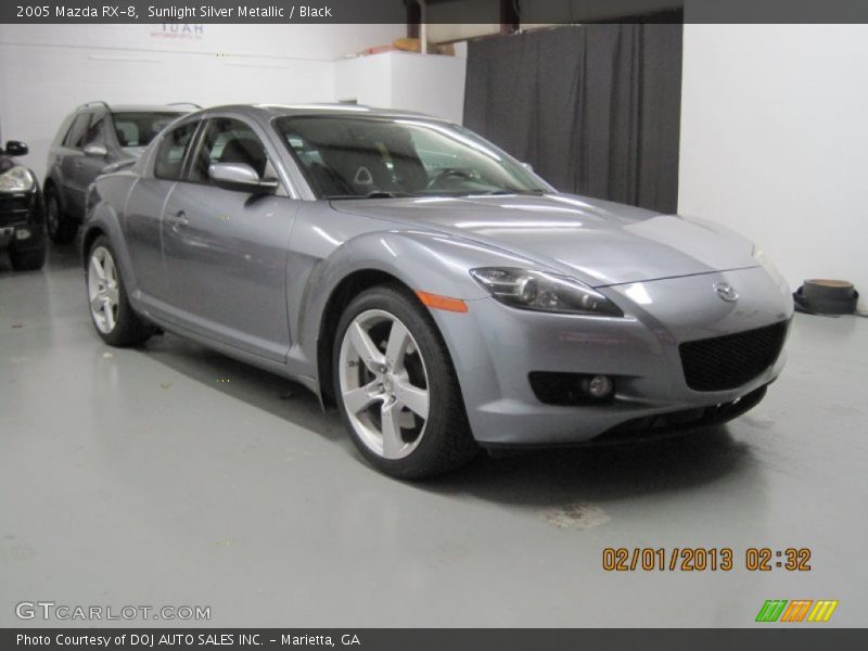 Sunlight Silver Metallic / Black 2005 Mazda RX-8