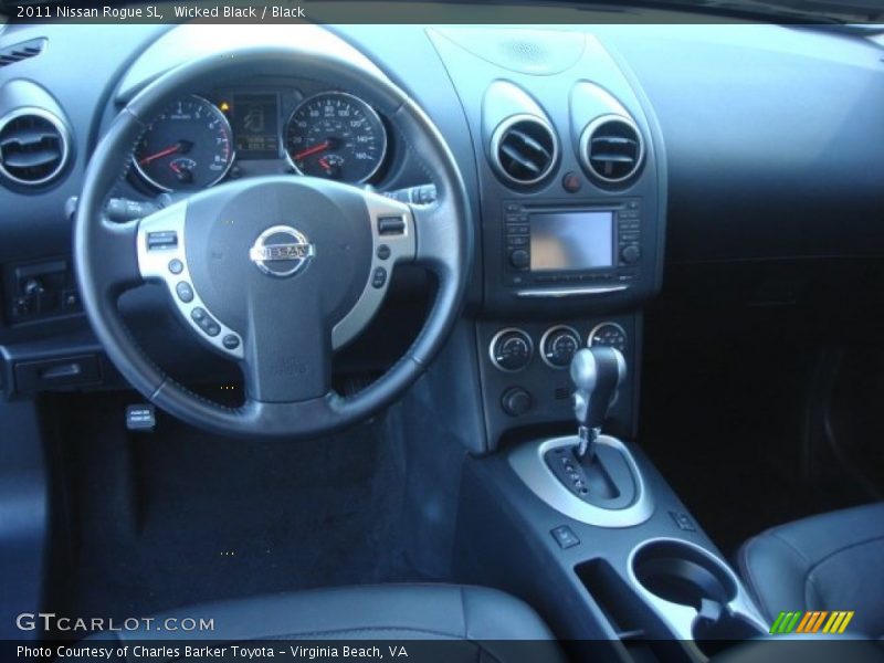 Wicked Black / Black 2011 Nissan Rogue SL