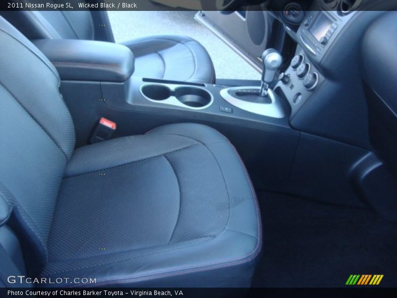 Wicked Black / Black 2011 Nissan Rogue SL