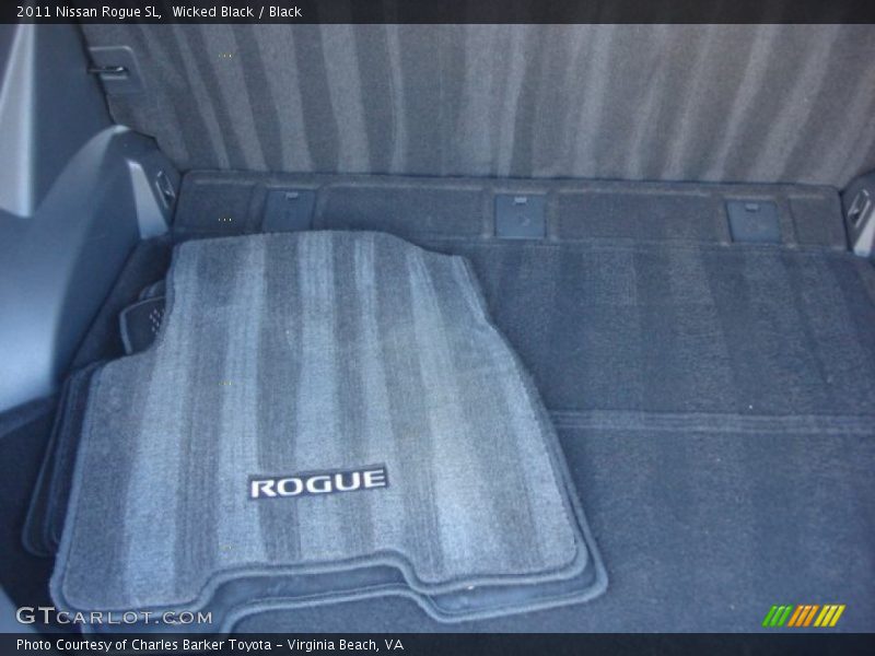 Wicked Black / Black 2011 Nissan Rogue SL