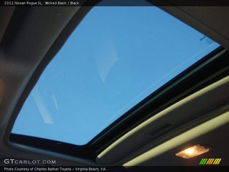 Wicked Black / Black 2011 Nissan Rogue SL
