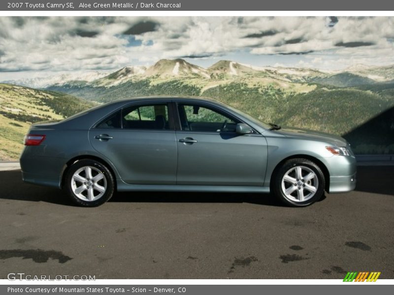 Aloe Green Metallic / Dark Charcoal 2007 Toyota Camry SE