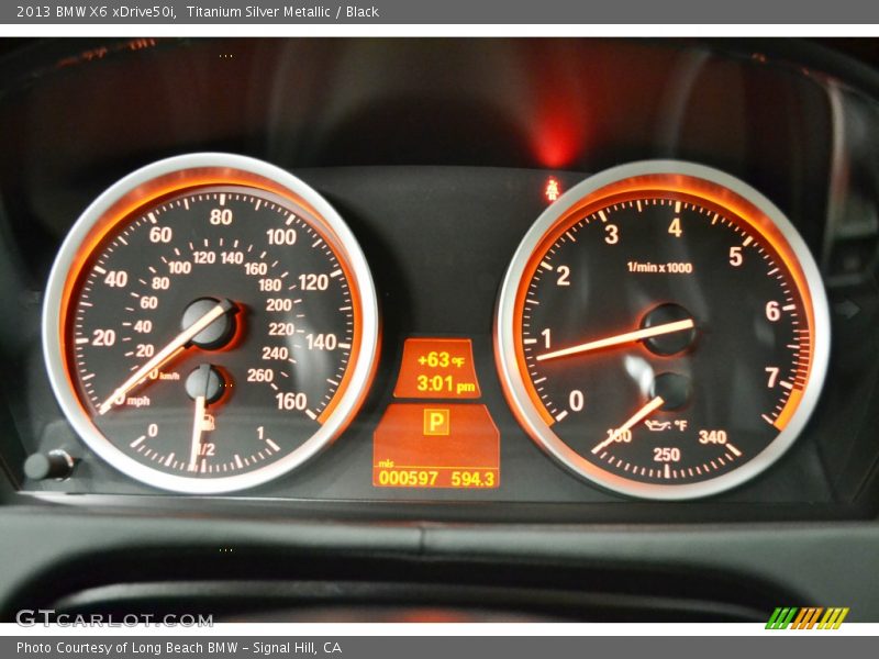  2013 X6 xDrive50i xDrive50i Gauges