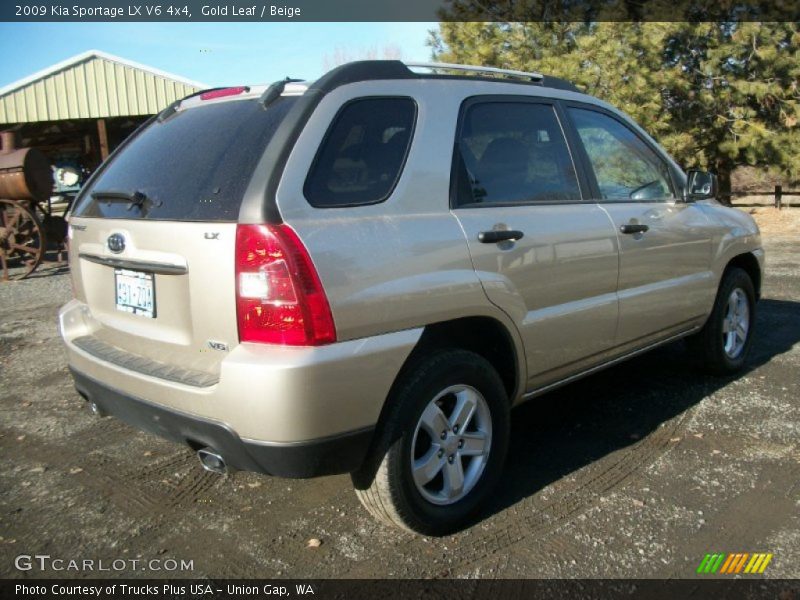 Gold Leaf / Beige 2009 Kia Sportage LX V6 4x4