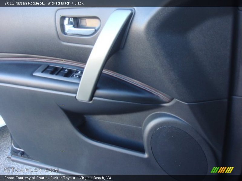 Wicked Black / Black 2011 Nissan Rogue SL