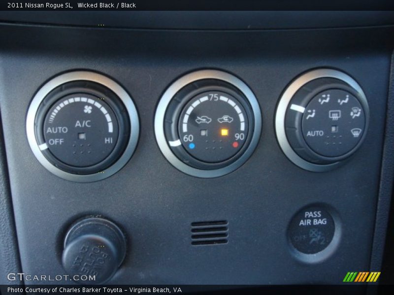 Wicked Black / Black 2011 Nissan Rogue SL