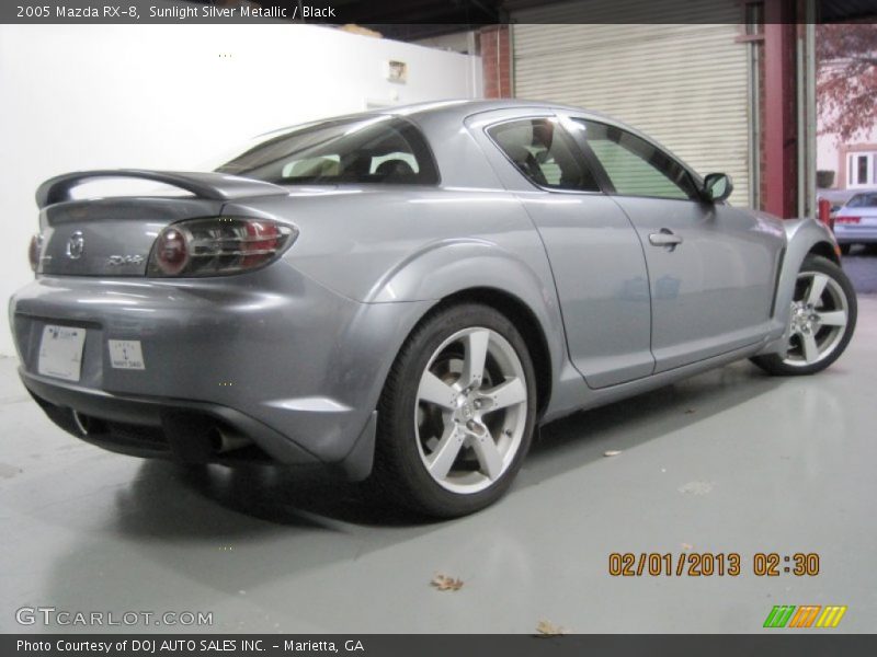 Sunlight Silver Metallic / Black 2005 Mazda RX-8