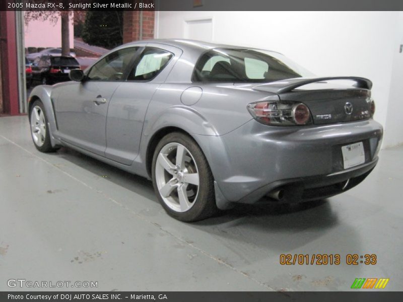 Sunlight Silver Metallic / Black 2005 Mazda RX-8