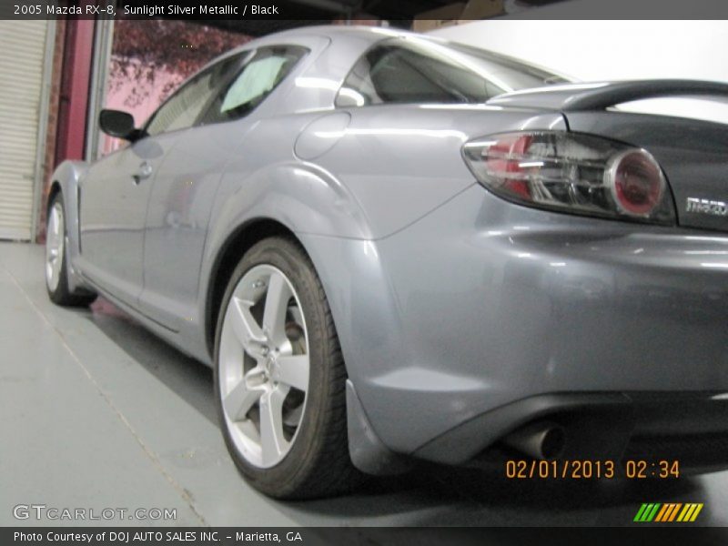 Sunlight Silver Metallic / Black 2005 Mazda RX-8