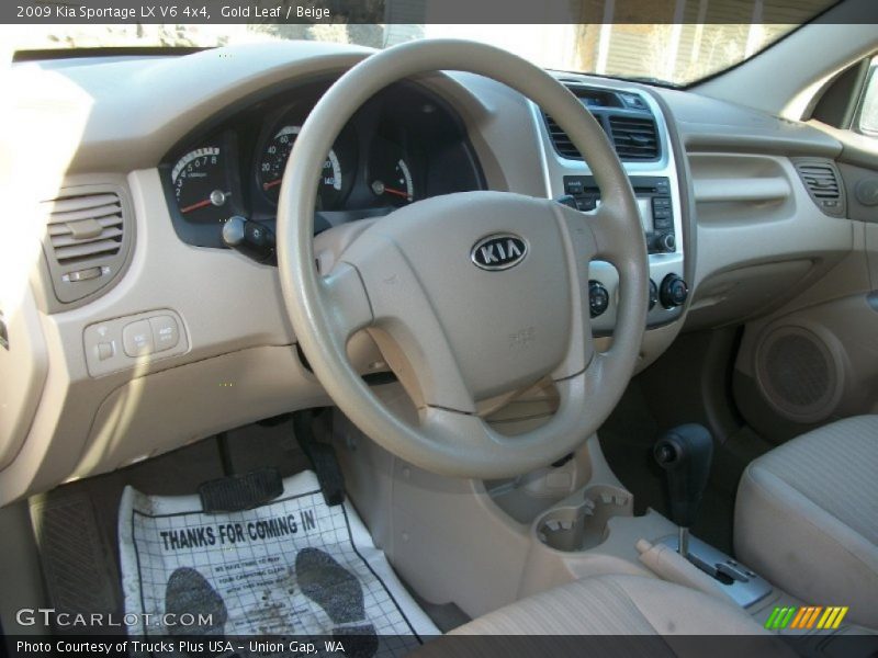 Gold Leaf / Beige 2009 Kia Sportage LX V6 4x4
