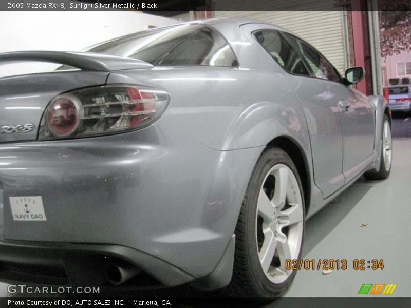 Sunlight Silver Metallic / Black 2005 Mazda RX-8