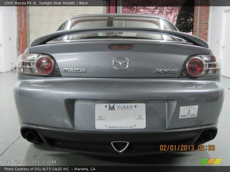 Sunlight Silver Metallic / Black 2005 Mazda RX-8