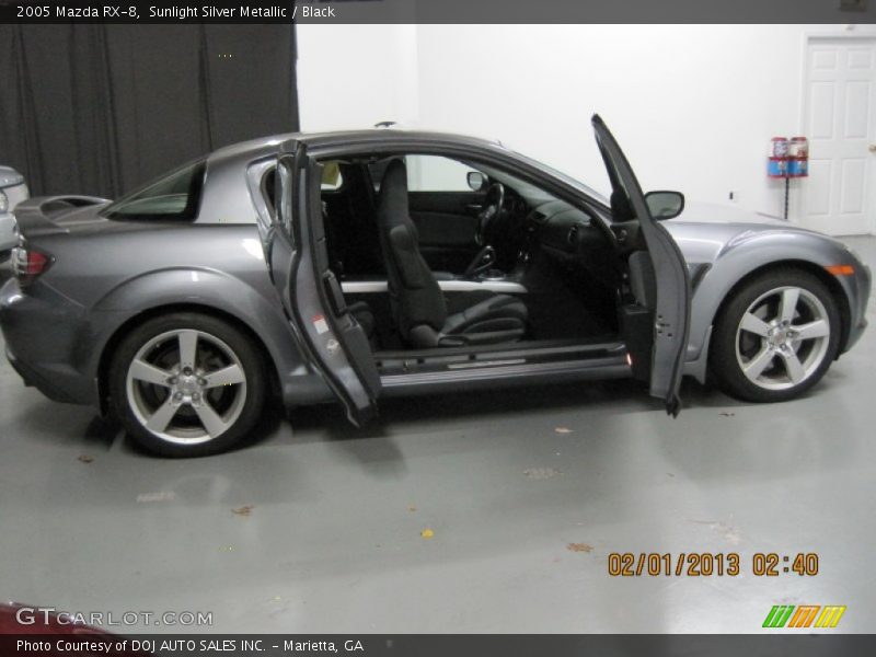 Sunlight Silver Metallic / Black 2005 Mazda RX-8