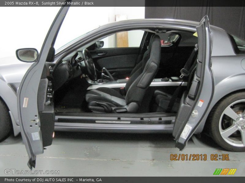 Sunlight Silver Metallic / Black 2005 Mazda RX-8