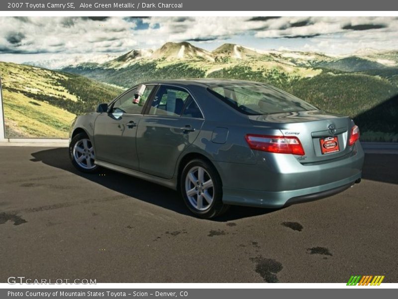 Aloe Green Metallic / Dark Charcoal 2007 Toyota Camry SE