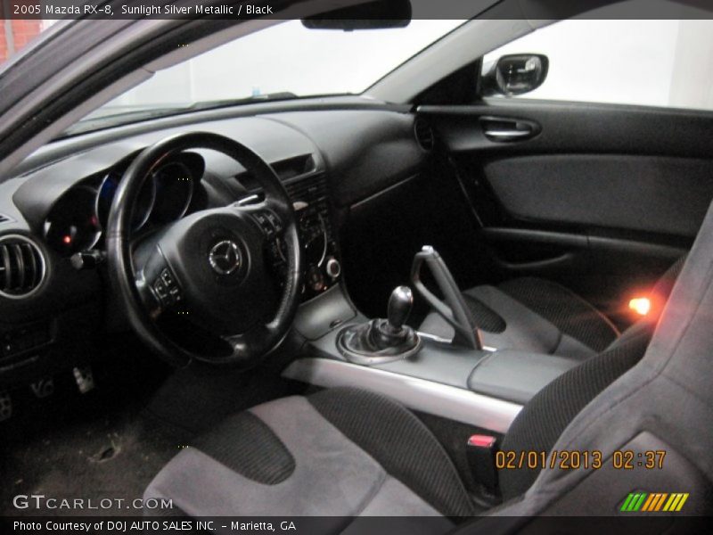 Sunlight Silver Metallic / Black 2005 Mazda RX-8