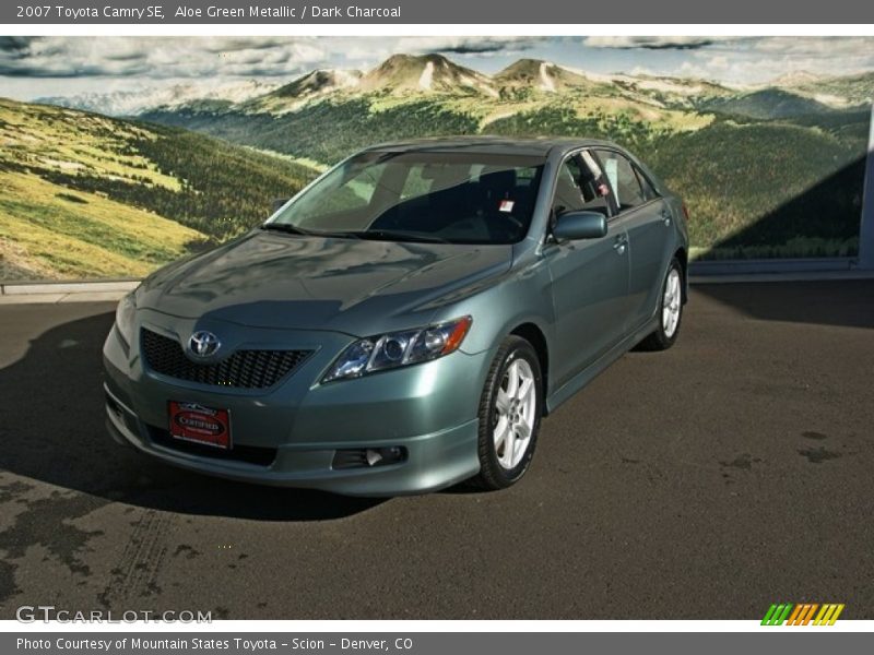 Aloe Green Metallic / Dark Charcoal 2007 Toyota Camry SE