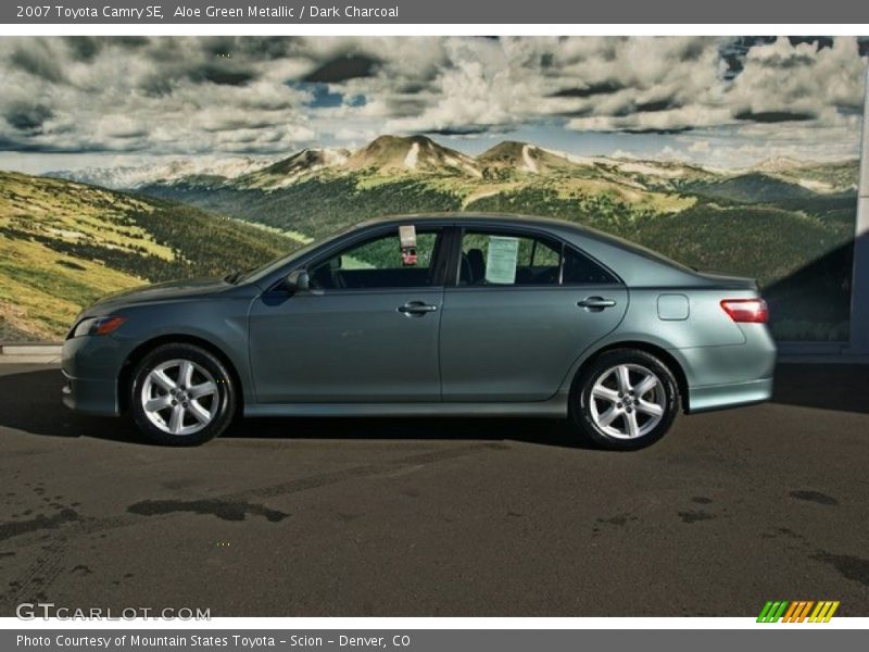 Aloe Green Metallic / Dark Charcoal 2007 Toyota Camry SE