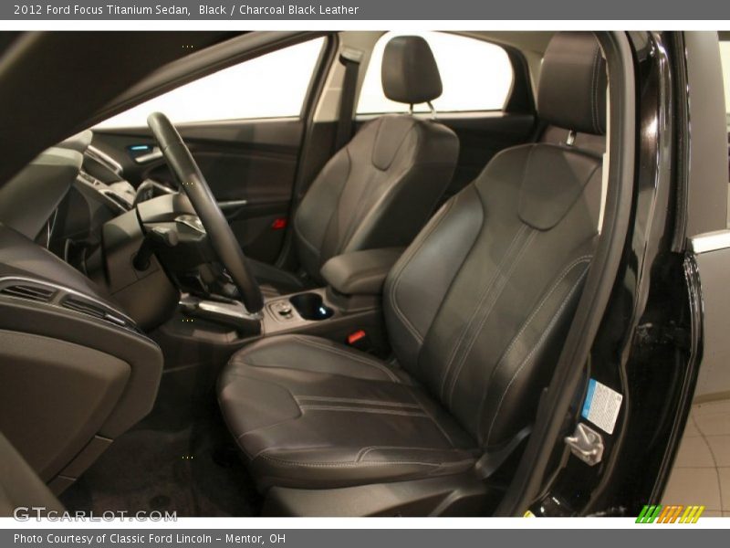 Front Seat of 2012 Focus Titanium Sedan