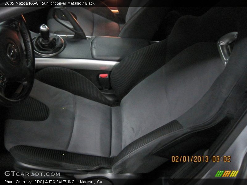 Sunlight Silver Metallic / Black 2005 Mazda RX-8