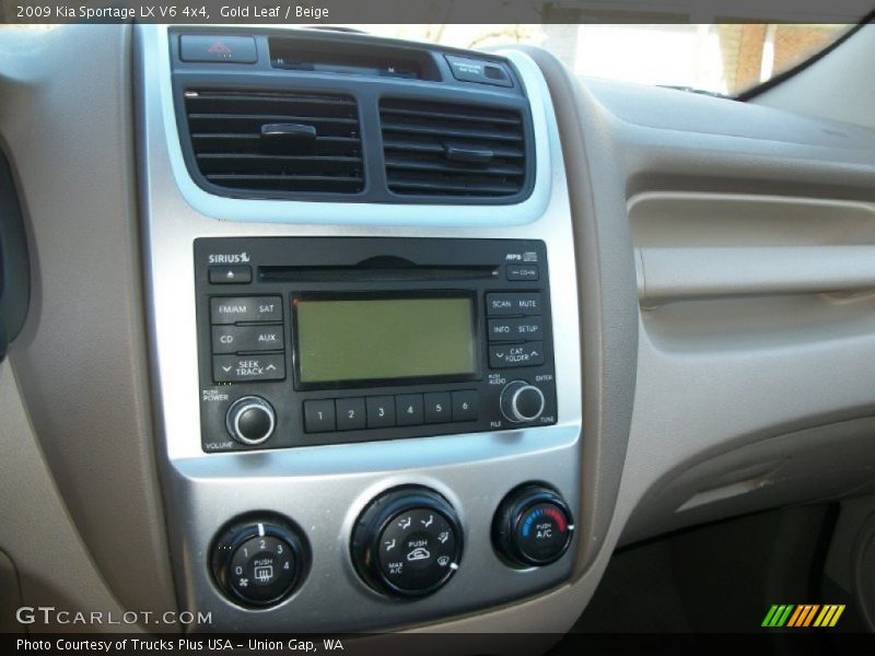 Controls of 2009 Sportage LX V6 4x4