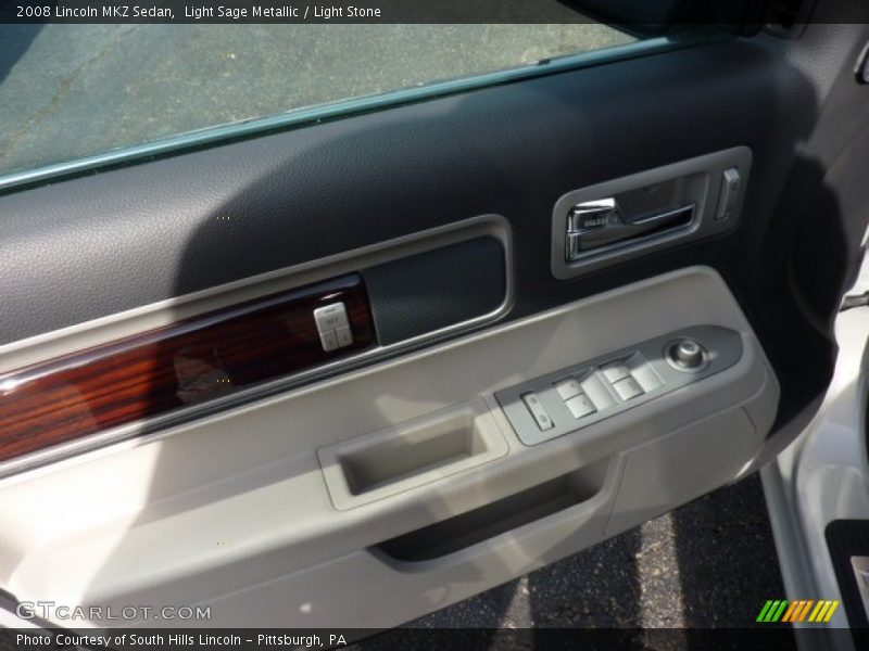 Light Sage Metallic / Light Stone 2008 Lincoln MKZ Sedan