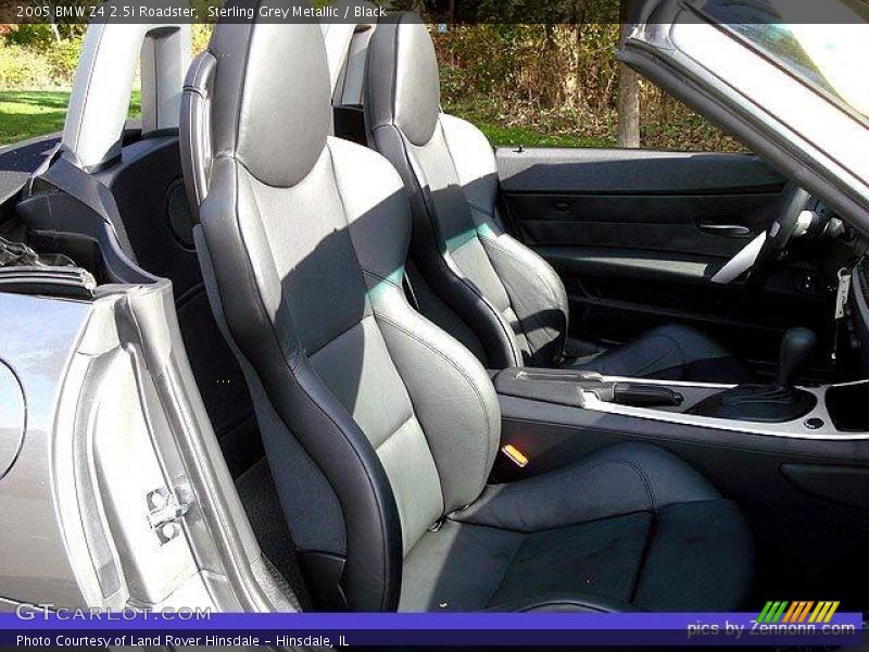 Sterling Grey Metallic / Black 2005 BMW Z4 2.5i Roadster