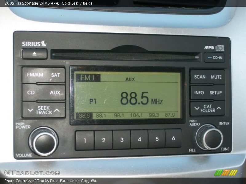 Audio System of 2009 Sportage LX V6 4x4