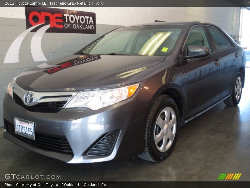 Magnetic Gray Metallic / Ivory 2012 Toyota Camry LE