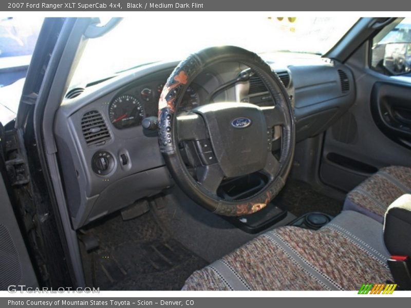 Black / Medium Dark Flint 2007 Ford Ranger XLT SuperCab 4x4