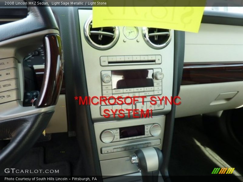 Light Sage Metallic / Light Stone 2008 Lincoln MKZ Sedan