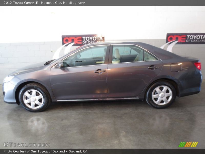 Magnetic Gray Metallic / Ivory 2012 Toyota Camry LE