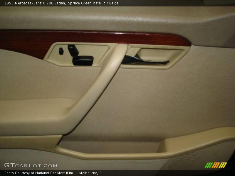 Spruce Green Metallic / Beige 1995 Mercedes-Benz C 280 Sedan
