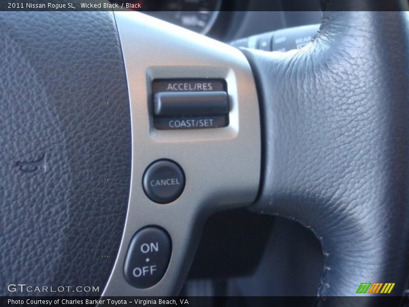 Wicked Black / Black 2011 Nissan Rogue SL
