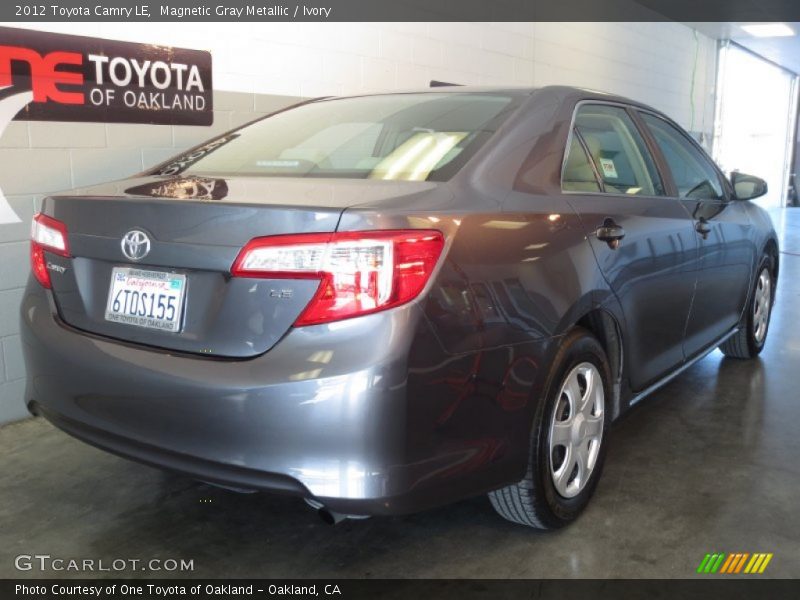 Magnetic Gray Metallic / Ivory 2012 Toyota Camry LE