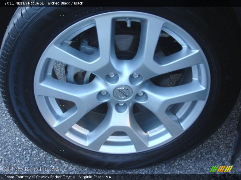 Wicked Black / Black 2011 Nissan Rogue SL