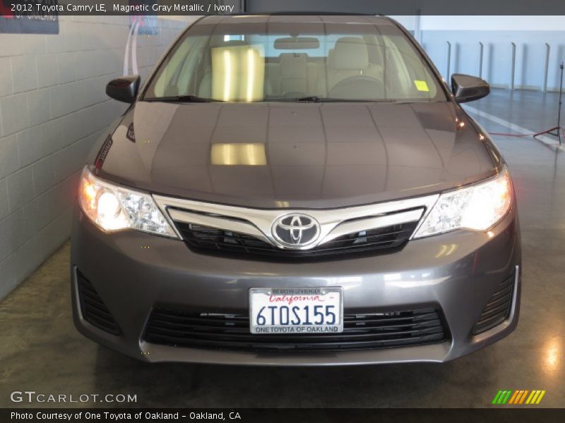 Magnetic Gray Metallic / Ivory 2012 Toyota Camry LE